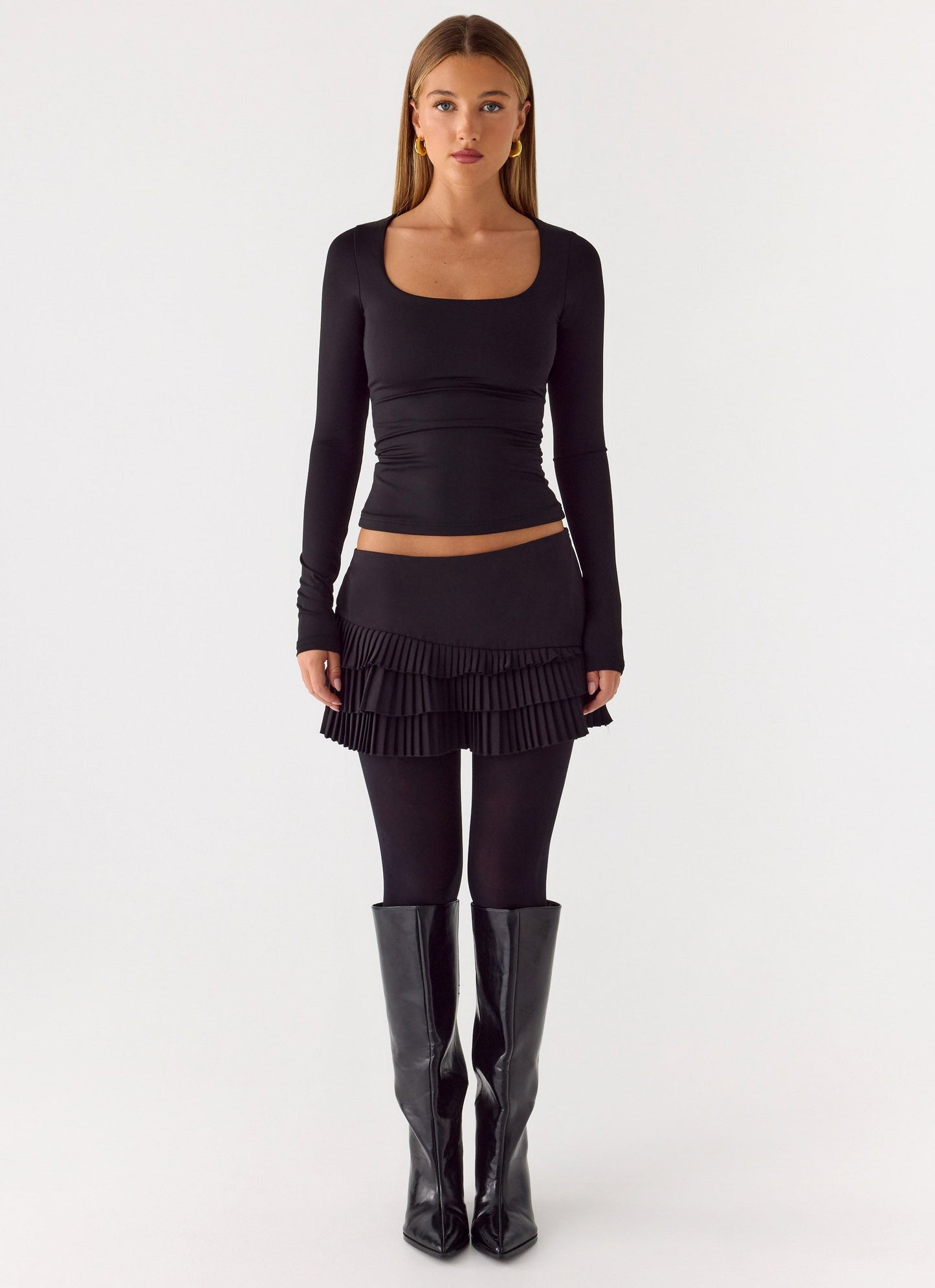 Skyler Mini Skort - Black
